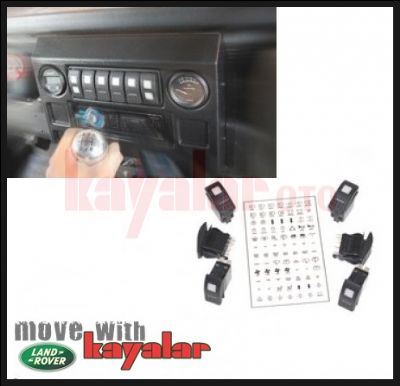 Land Rover Defender Elektrik Aksamı Anahtar; Swıtch Ve Düğme